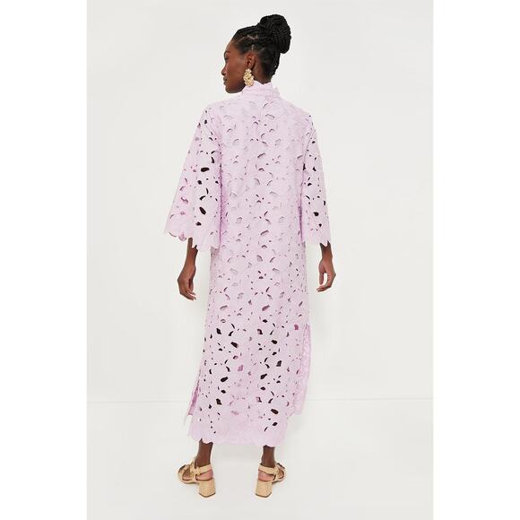 TUCKERNUCK Lilac Floral Lace Clarice Dress Size L NWT Retail $348 Tuckernuck - Picture 2 of 10